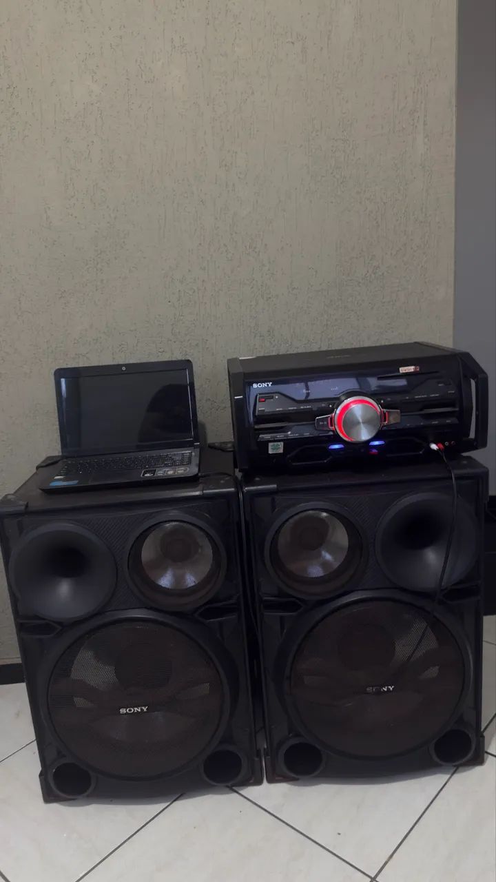 ?Mini System Sony SH2000 - Completo  Mini System Sony SH2000 