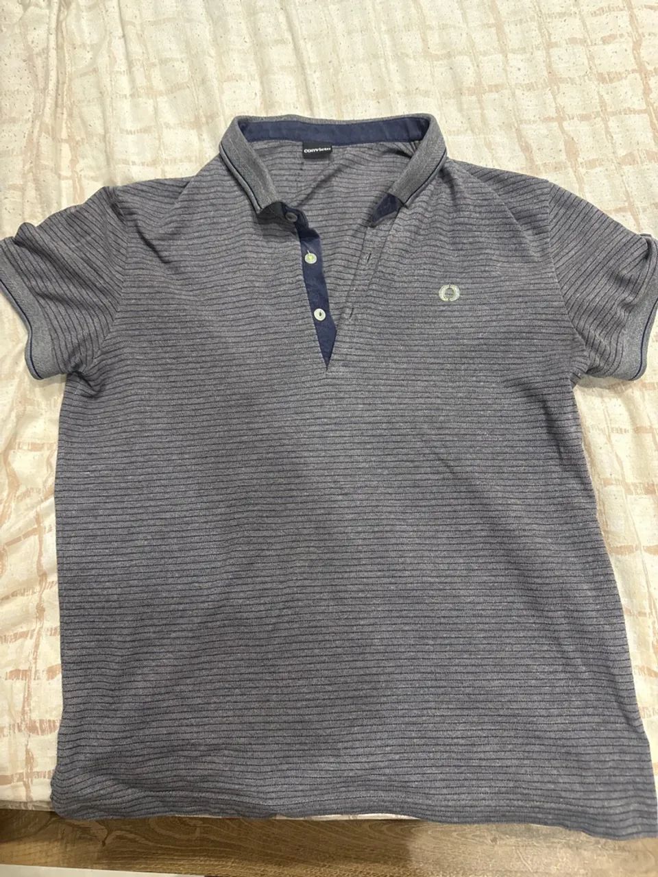 Camisa Polo Convicto Cinza