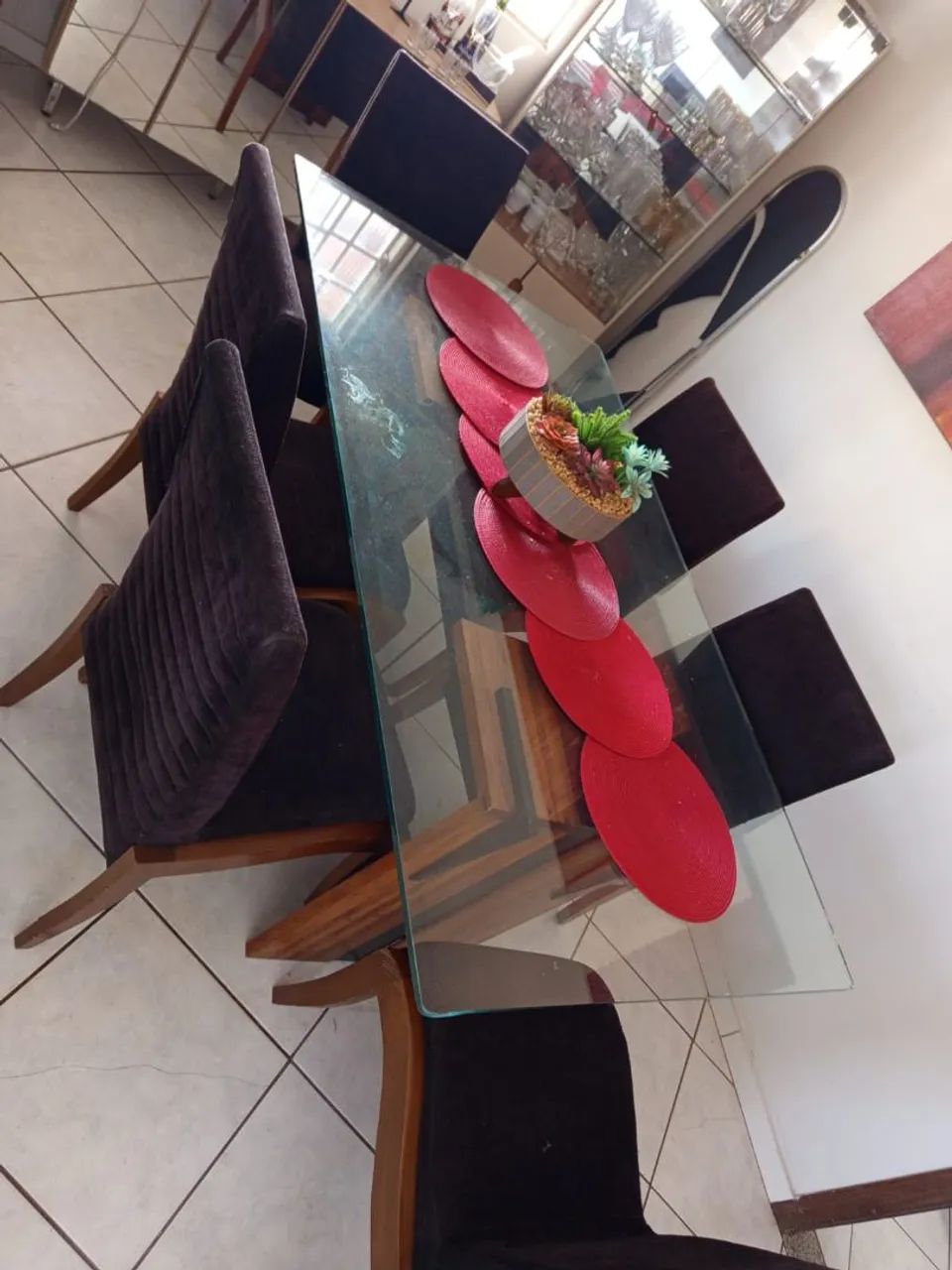 Mesa com 6 cadeira  - Foto 3