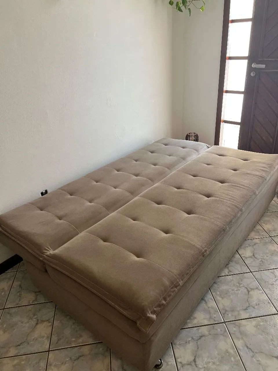 Sofá-Cama Casal 1,90m - Muito Confortável e em Ótimo Estado - Foto 2