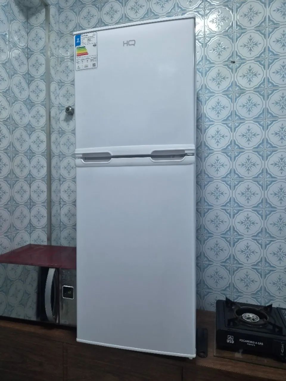 Geladeira Compacta HQ 140L Duplex Defrost A+++ Branco HQ-140RDF