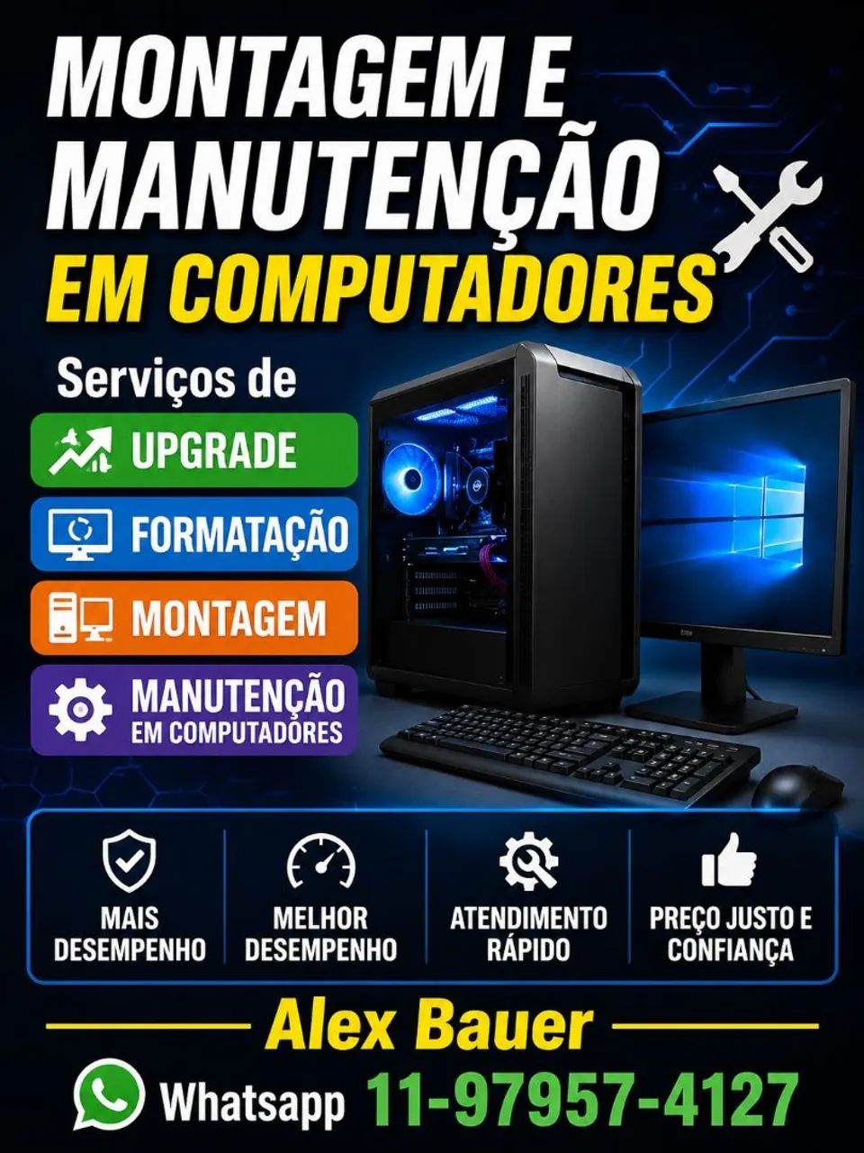 Montagem e Manutenção em Comoutadores