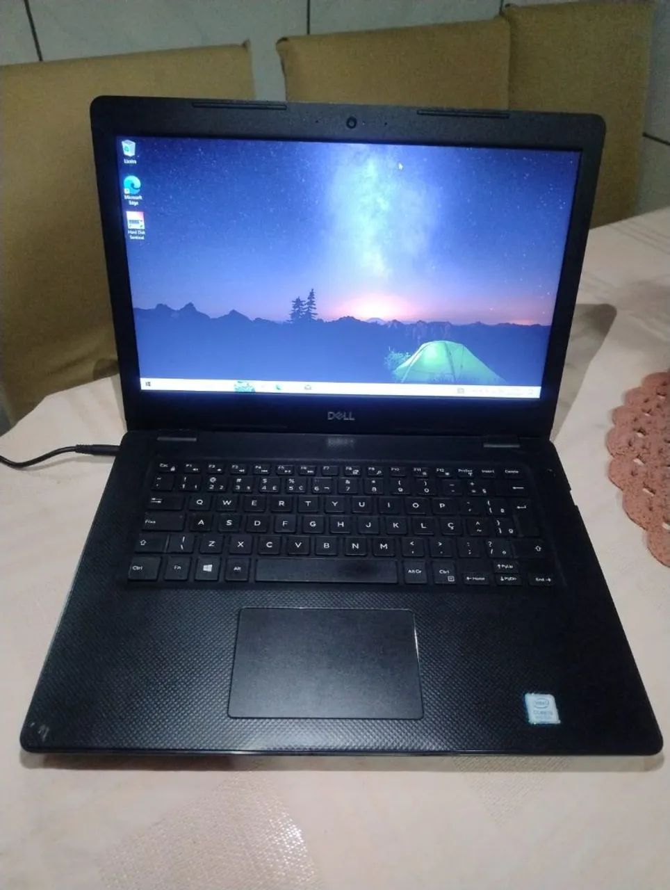Notebook Dell i5 sétima geração 8gb memória ram ddr4 e ssd 