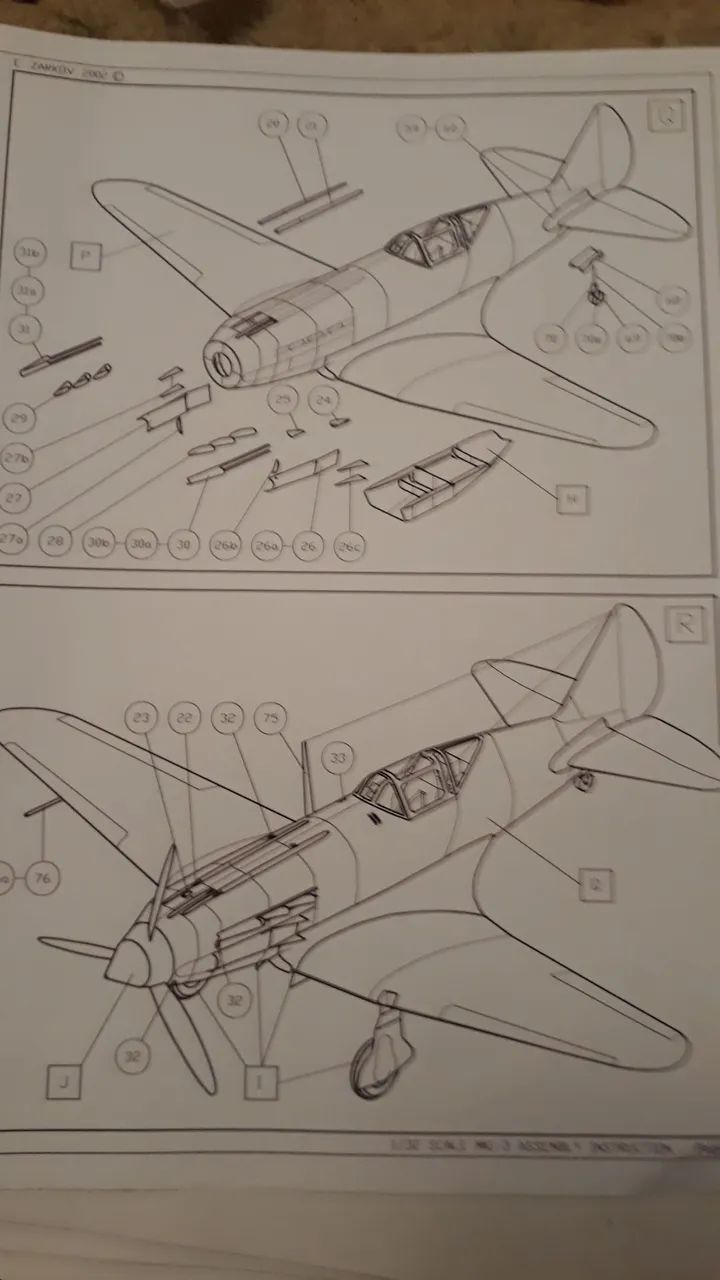 Kit para montar o Mig-3 escala 1:32. Modelo em papel - Foto 2