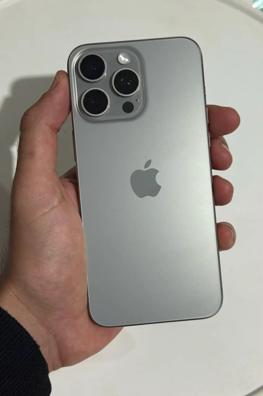 iPhone 15 Pro Max 256g Titanium Bateria 100% - Seminovo - Foto 3