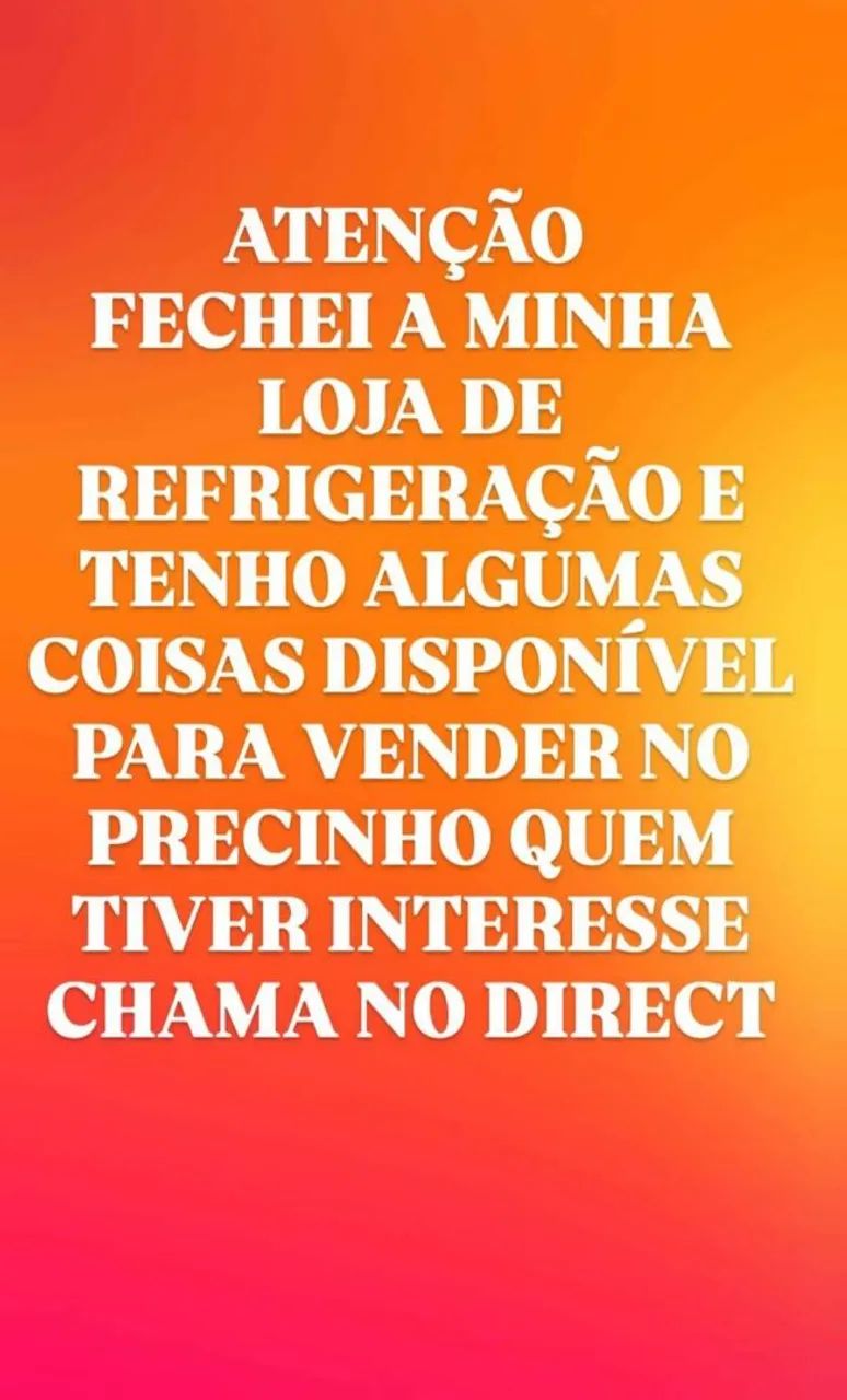 Fechei minha loja 