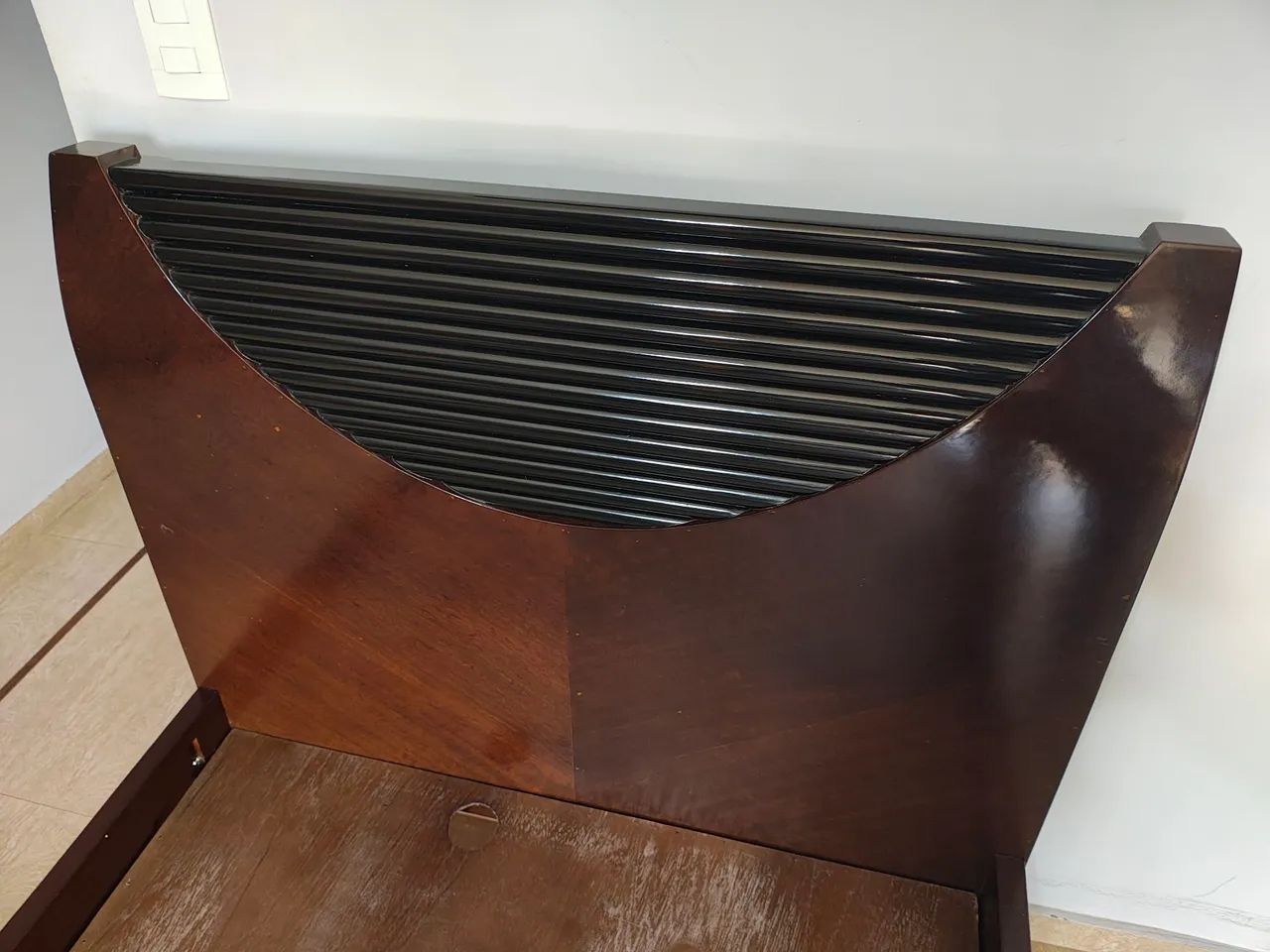 Cama Solteiro com colchão Ortobom linda - Foto 5