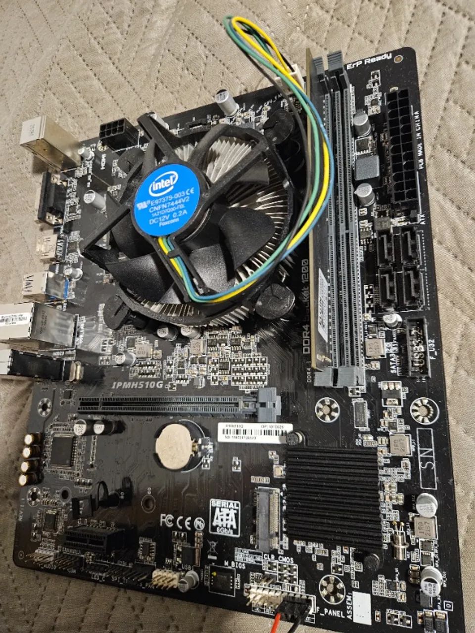 Kit placa mãe, processador i5 10400f e memoria ram 4gb - Foto 4