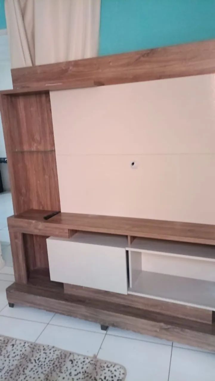 Rack com painel 