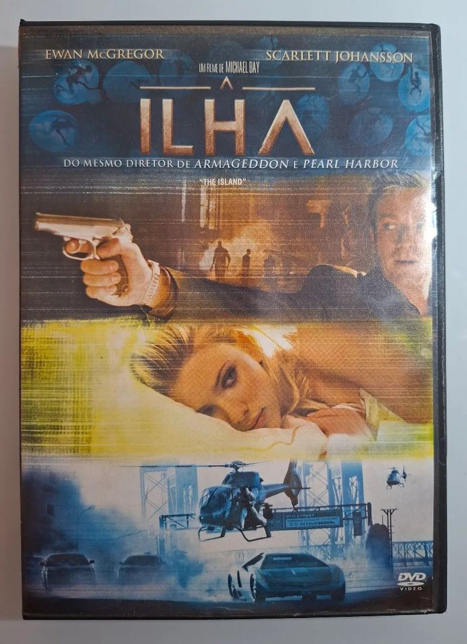 2 DVDs ORIGINAIS PELO PREÇO DE 1, A ILHA E KONG FU PANDA - DVD