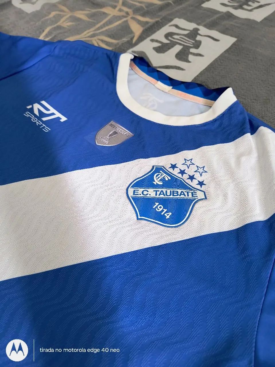 CAMISA DO ESPORTE CLUBE TAUBATÉ - Foto 3