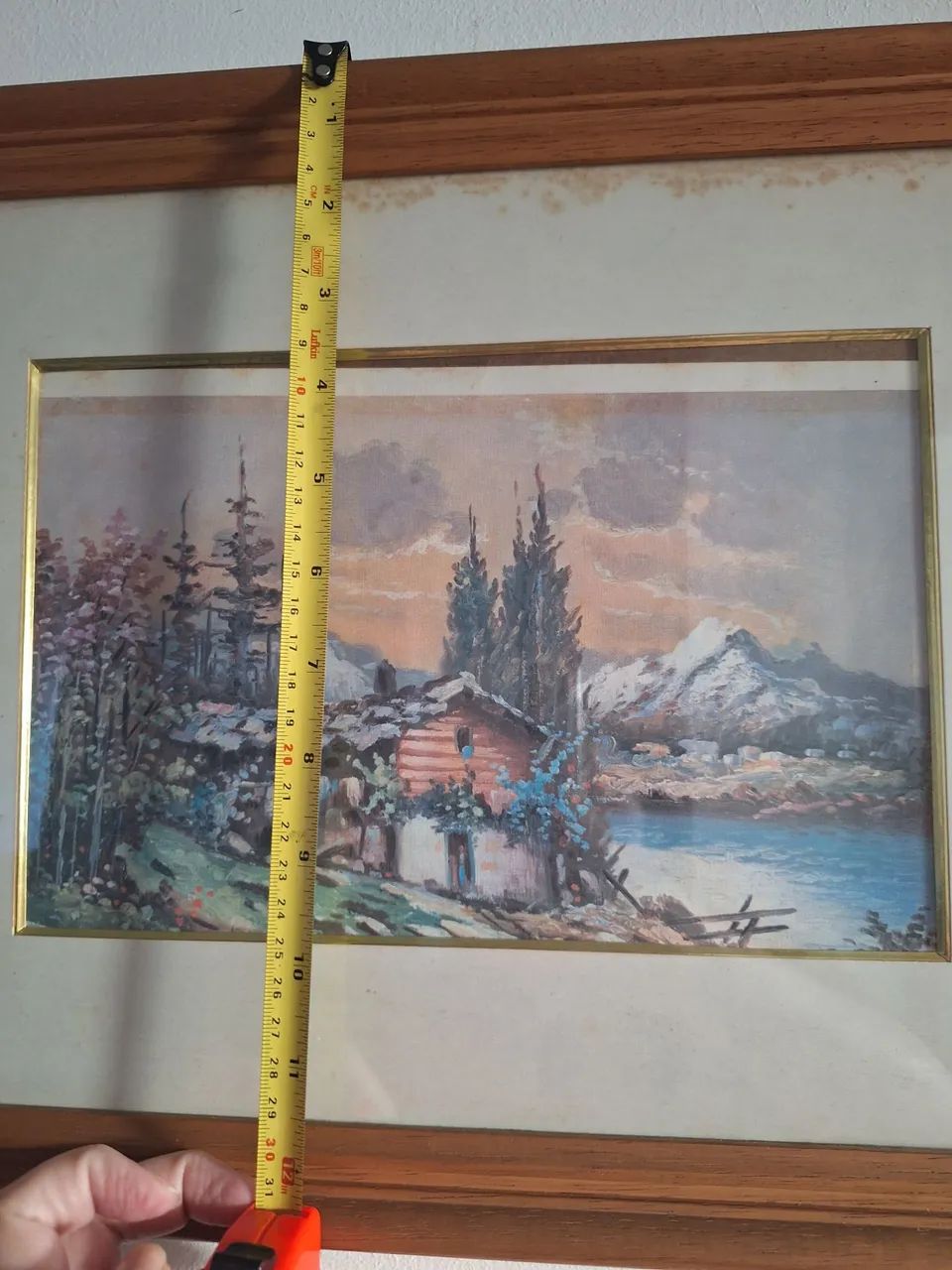 Quadro  clássico antigo paisagem - Foto 5