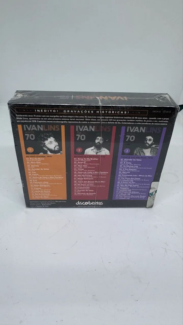 3 cd do ivan lins lacrado sem uso 40.00