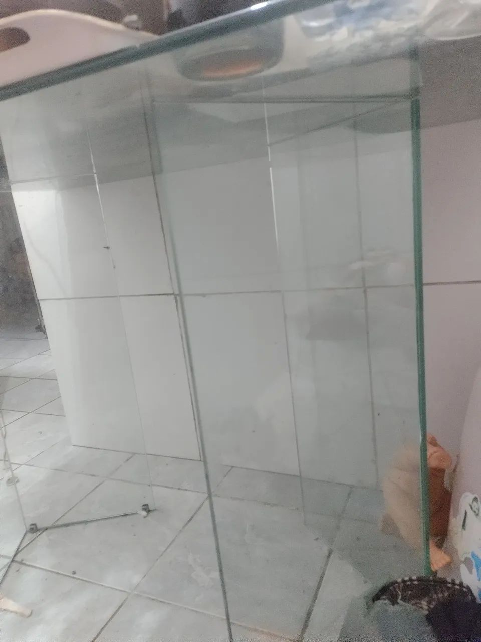Mesa toda de vidro 