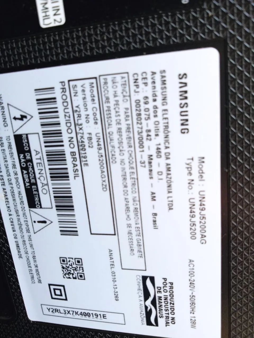 Vendo 2 Smart tvs com telas quebradas uma de 50 polegadas e outra de 60 polegadas - Foto 2