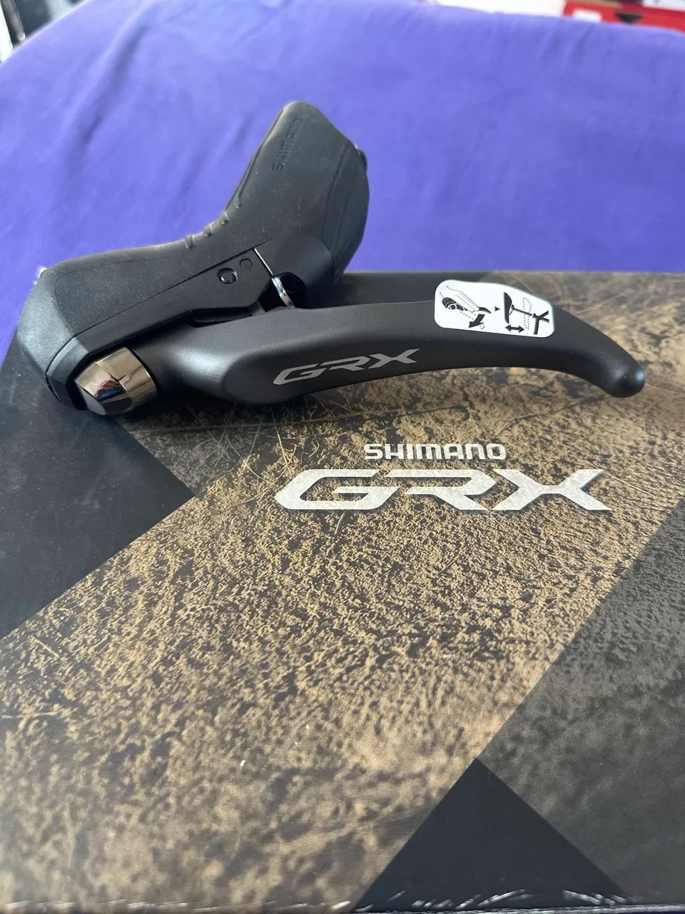 Alavanca câmbio/freio shimano GRX ST-RX810 lado esquerdo - Foto 4