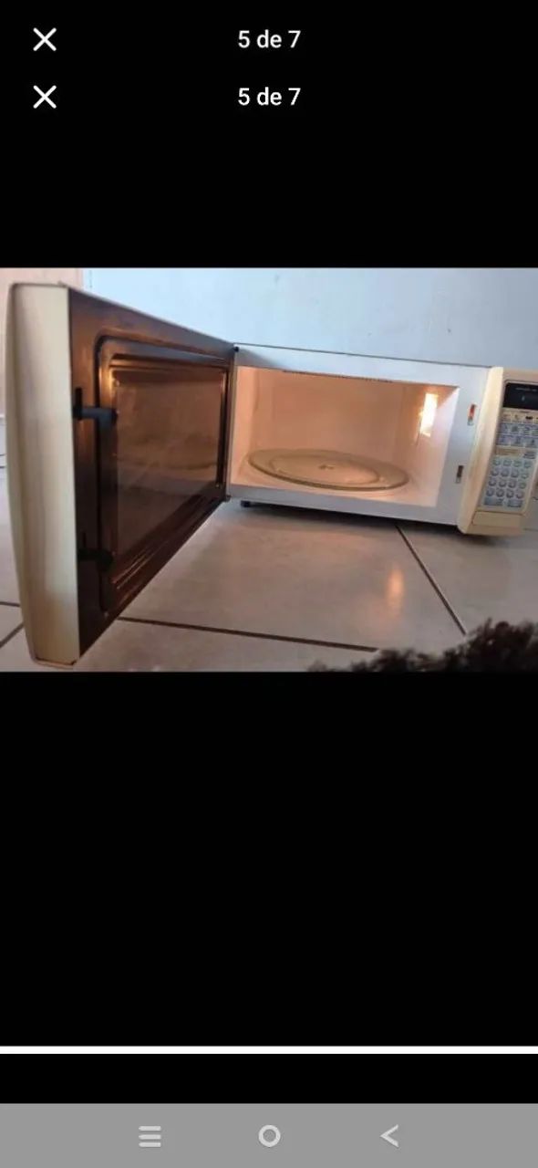 Microondas Panasonic 34 litros 127 V. Com Grill funcionando perfeitamente  - Foto 5