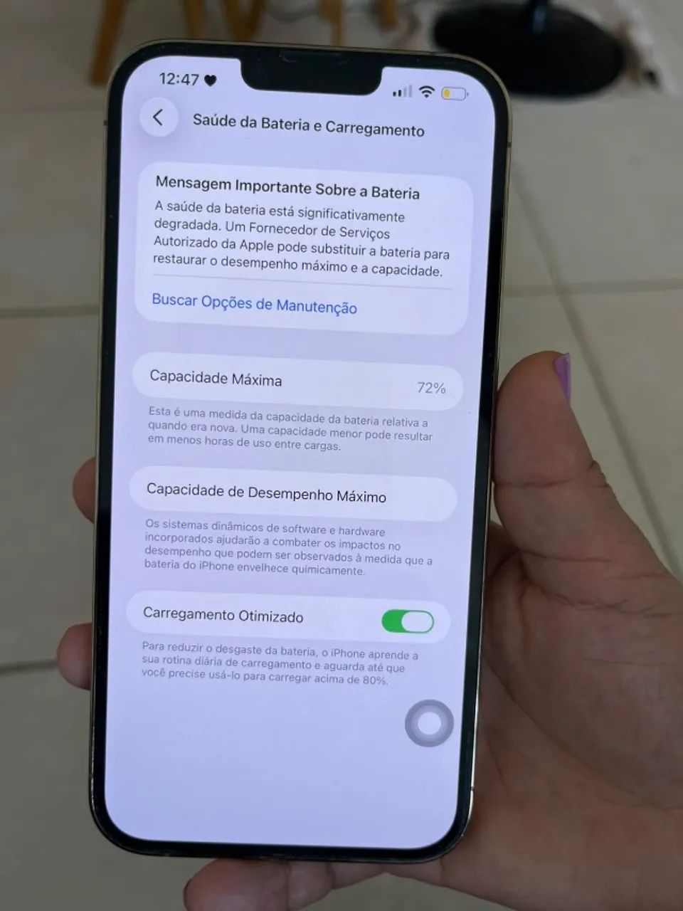 IPHONE 13 PRO MAX- DOURADO - Foto 4