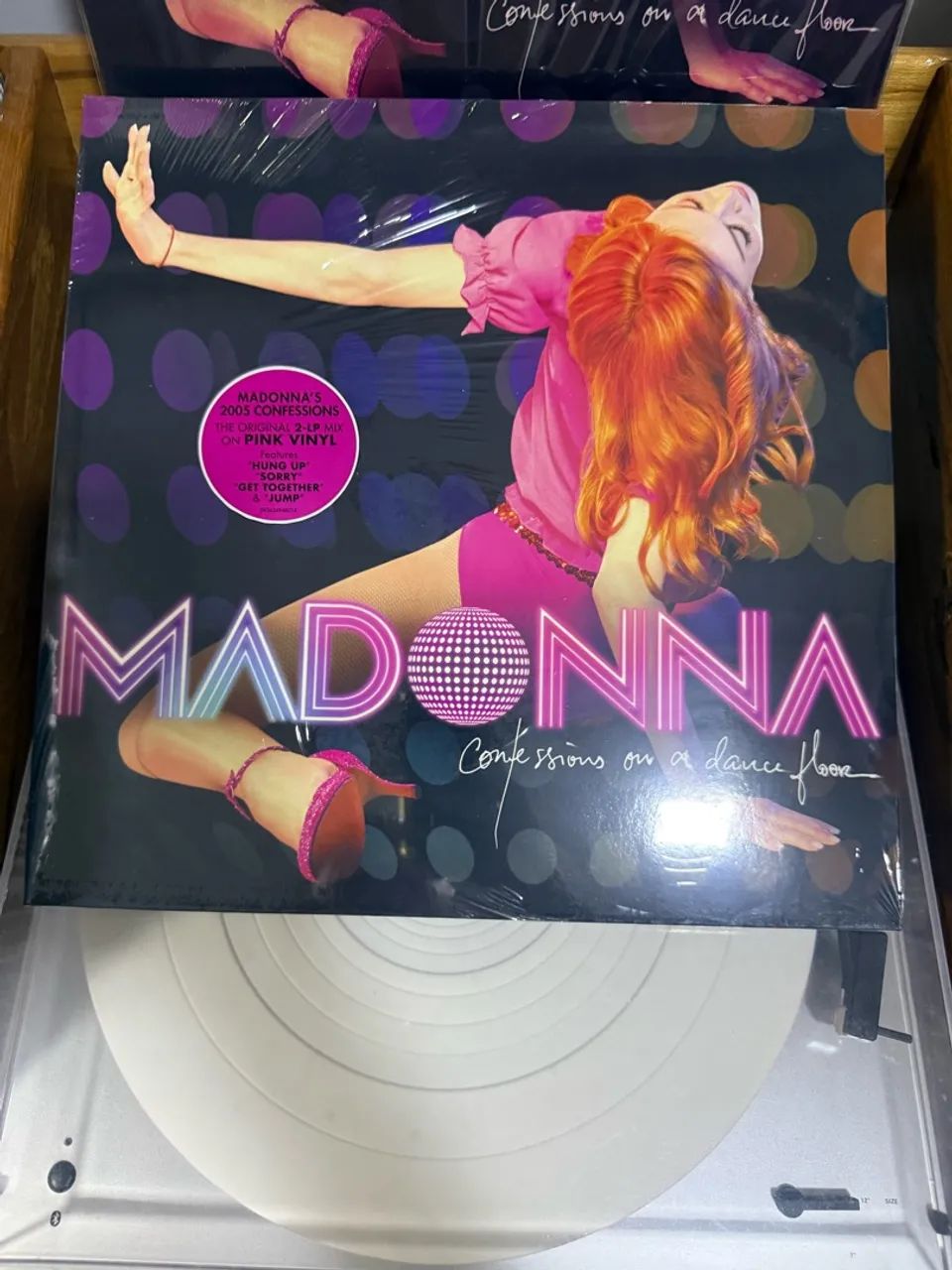 Madonna Confessions On A Dance Floor LP vinil duplo rosa 