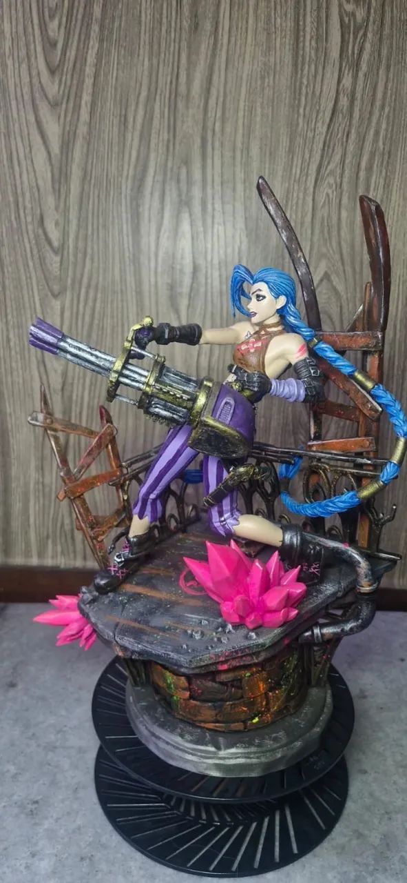 BONECO JINX LOL DE IMPRESSÃO 3D - Foto 2