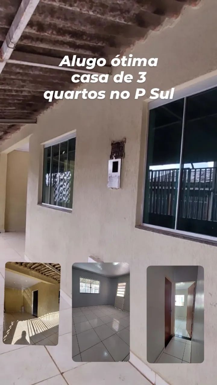 Alugo casa 3 quartos na 36 do Psul