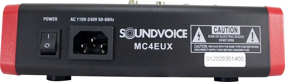 Mesa de Som Compacta Soundvoice MC4 EUX - Foto 5
