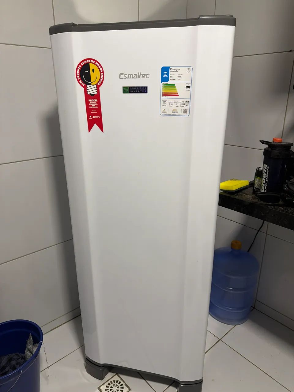GELADEIRA ESMALTEC 