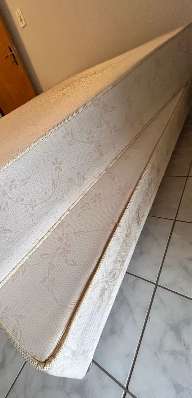 Cama Box Casal + Colchão De Molas - Foto 4