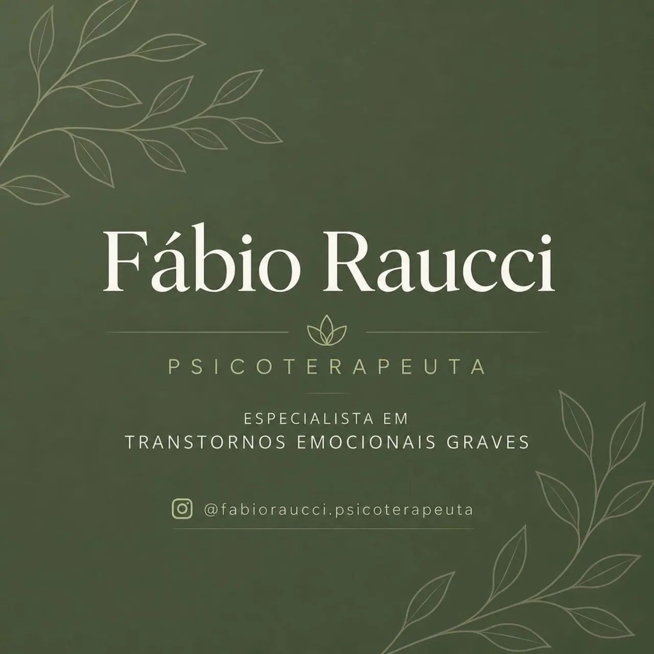 Fábio Raucci Psicoterapeuta 
