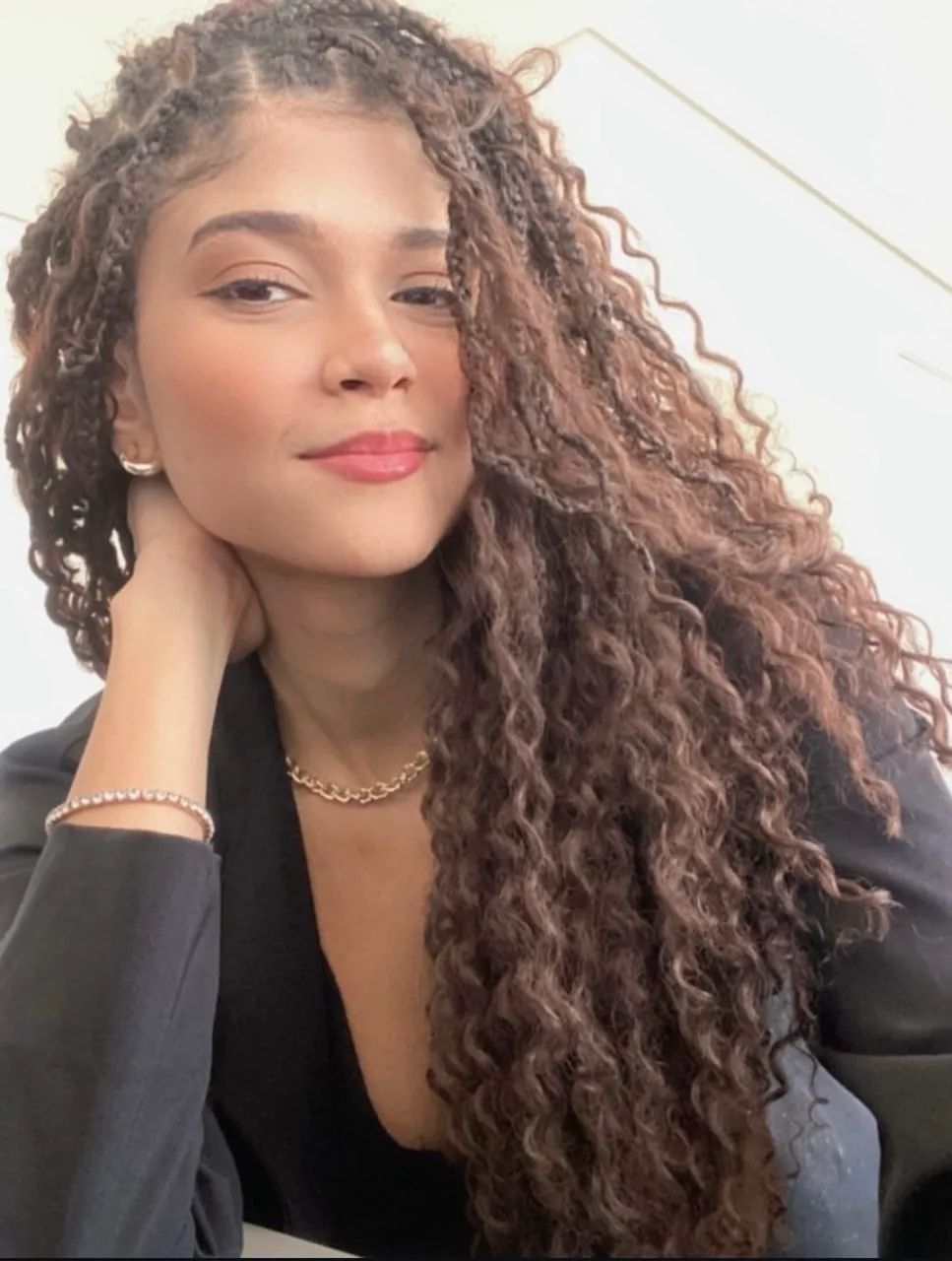 Tranças Box Braids e similares