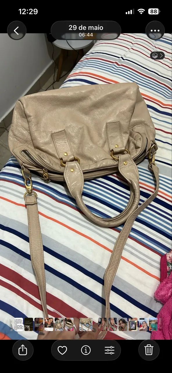 Bolsa de couro  - Foto 3