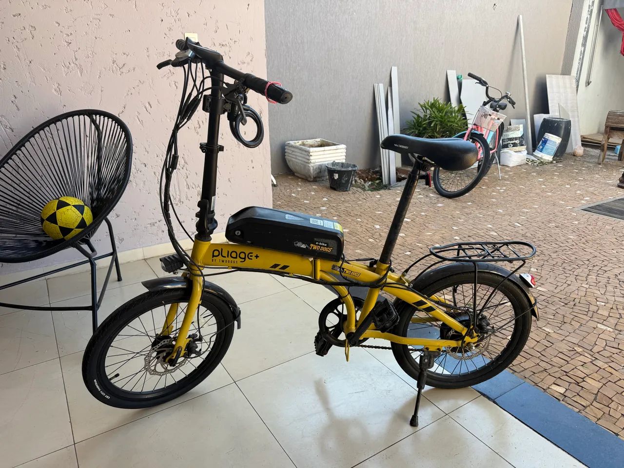 Bicicleta Elétrica Dobrável - Foto 4