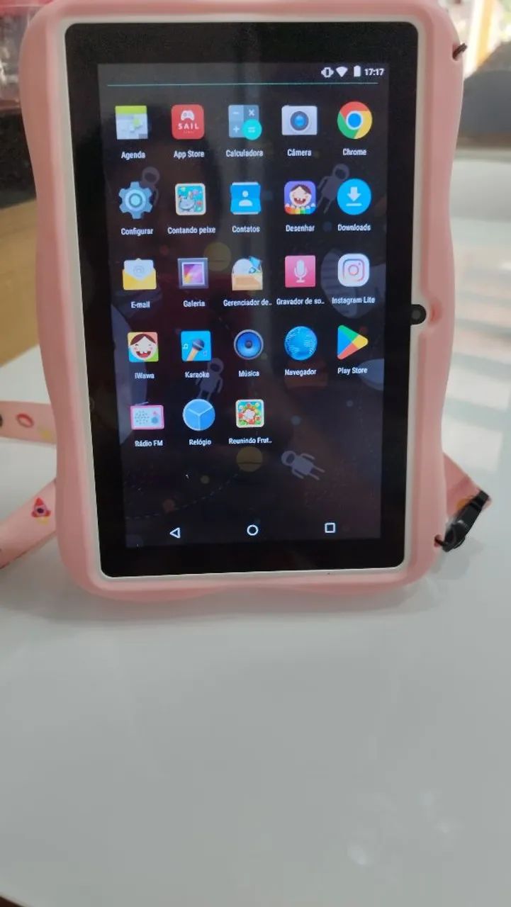 Tablet Infantil Astronauta Rosa - Foto 2