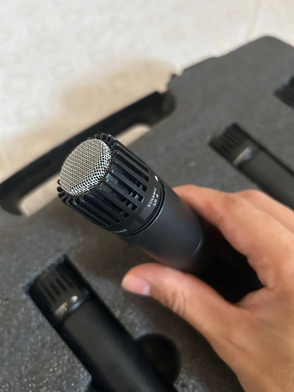 Kit de 5 Microfones Dinâmicos Arcano Renius-7 (Paralelo ao Shure SM57) excelente estado - Foto 5