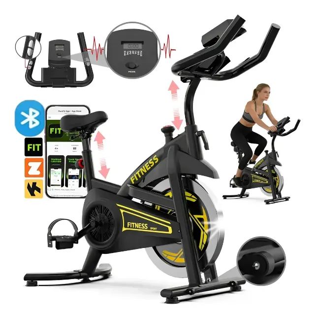 Bicicleta Ergométrica Spinning Inércia 23kg