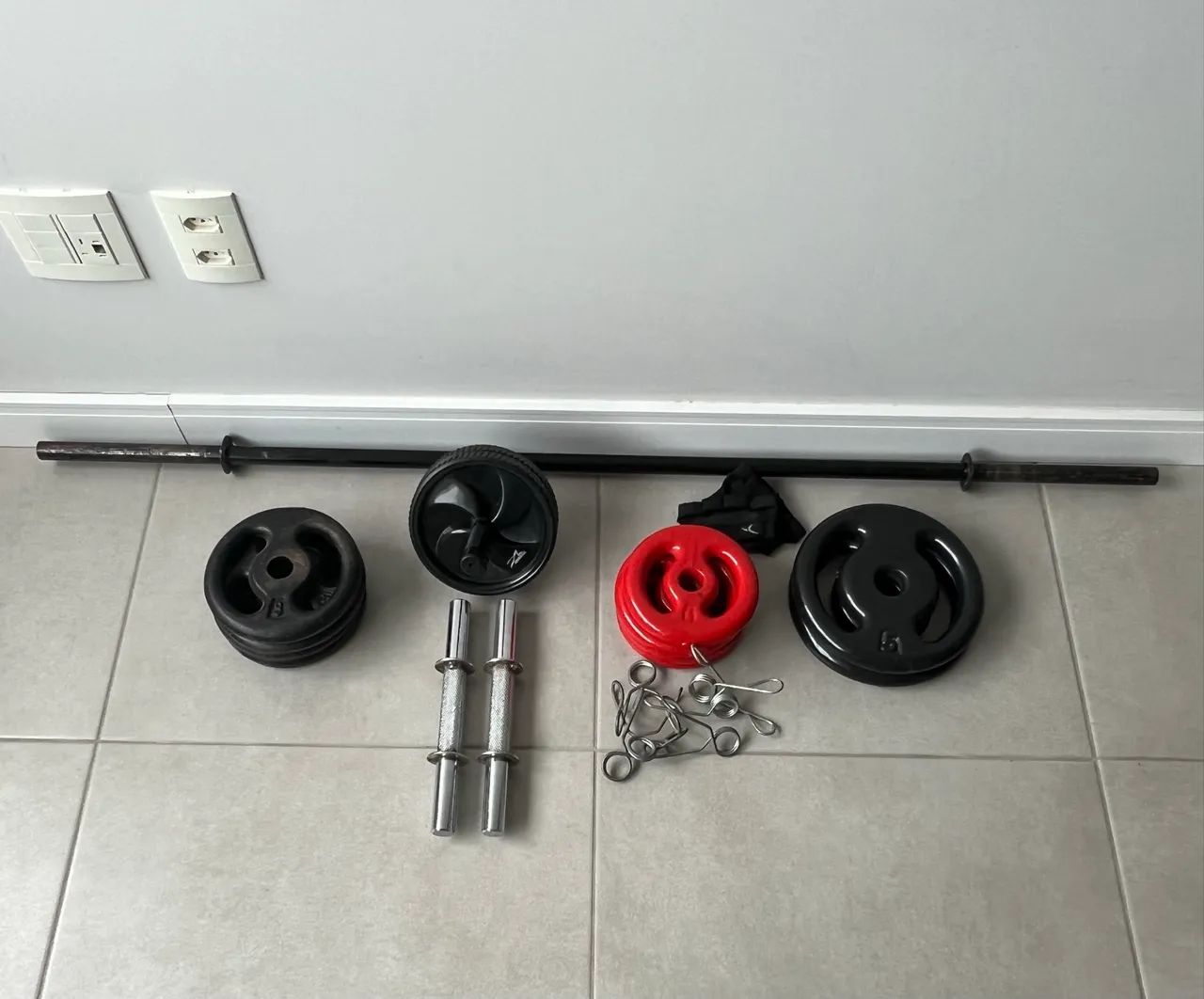 Pesos, anilhas e barras musculação  - Foto 5