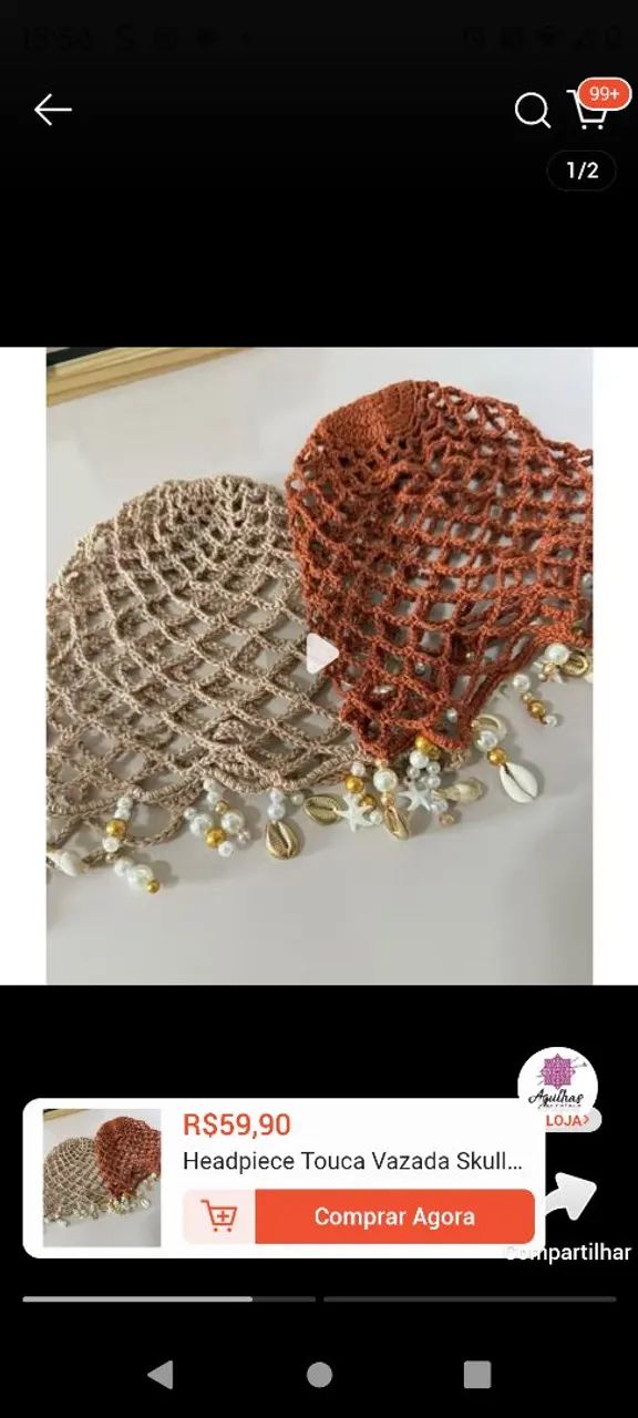 Touca de crochê  - Foto 5