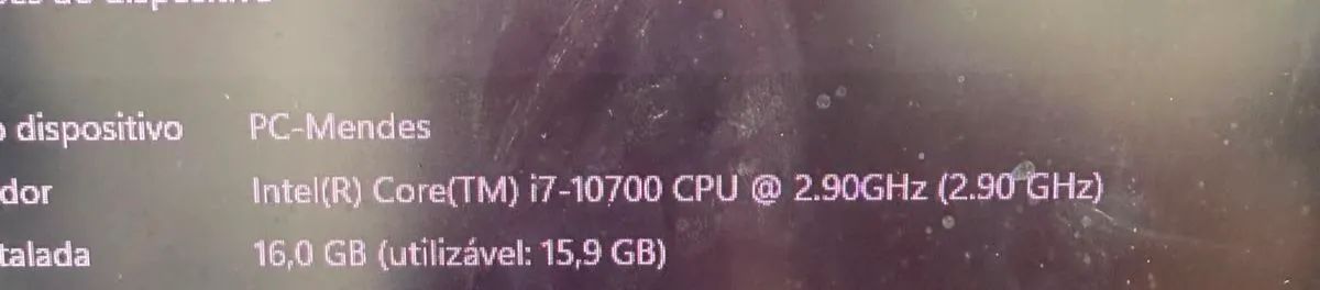 Processador i710700f
