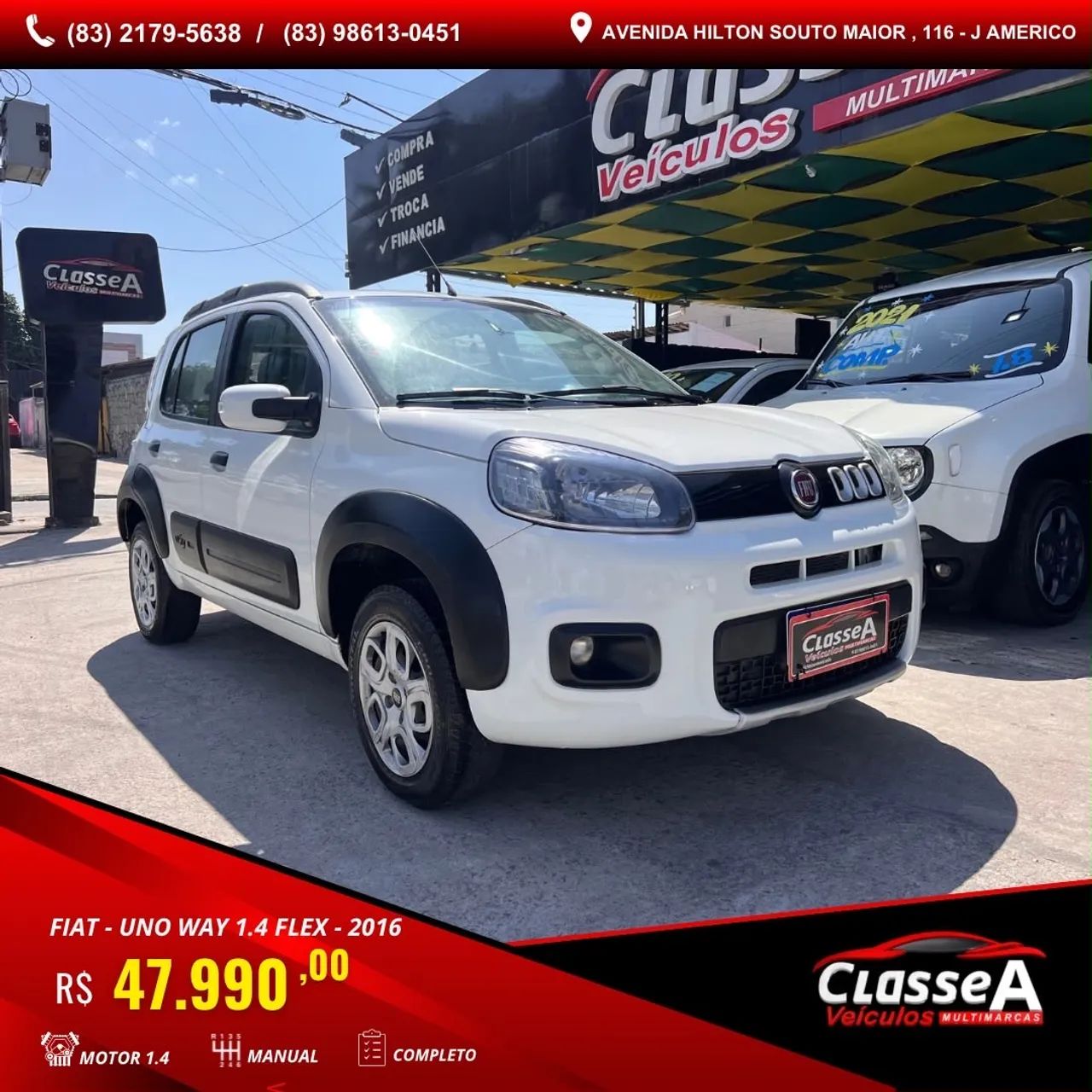 Fiat Uno WAY 1.4 EVO Fire Flex 8V 5P 2016