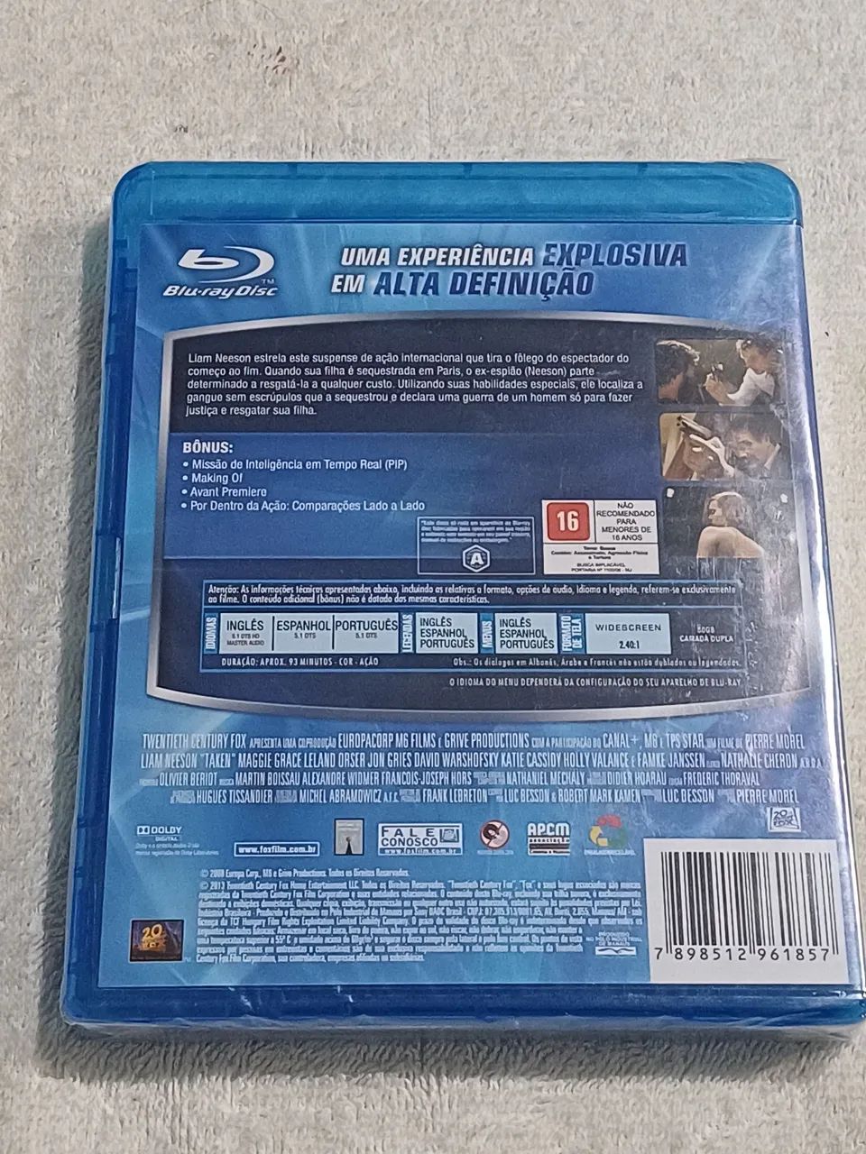 Blu-ray original de la película Busca Implacável (sellado)64985869776514121
