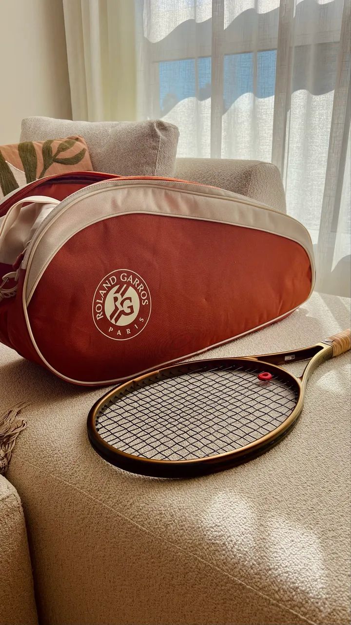 Raqueteira Wilson Roland Garros x6 NOVA! - Esportes de Quadra e Ao