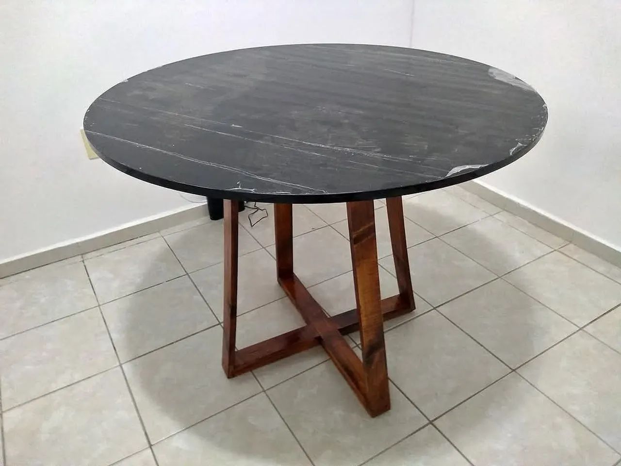 Mesas com pés entranssado para sala ou cozinha  - Foto 2