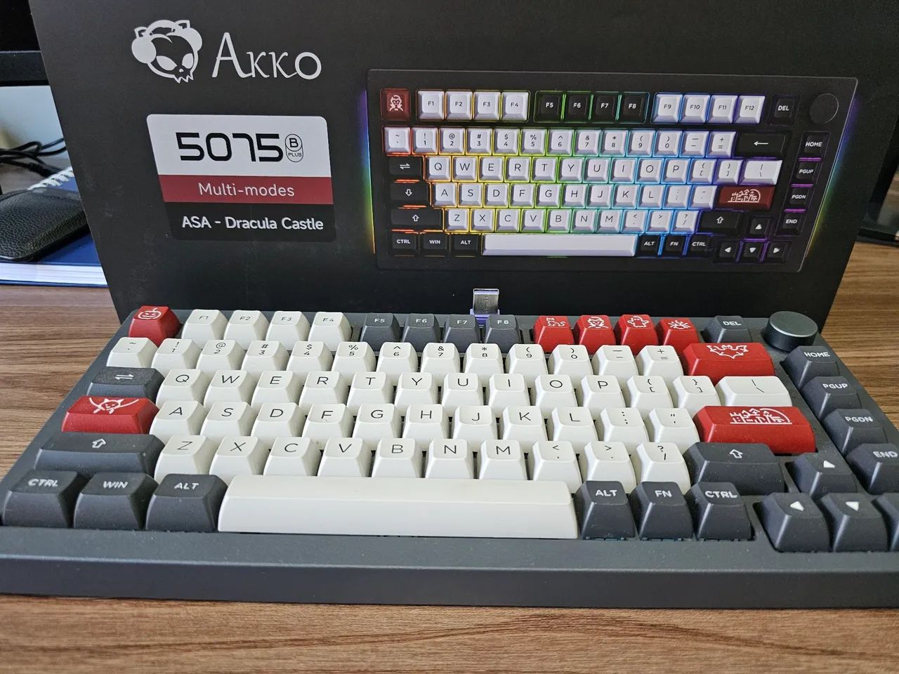 Teclado Akko 5075B Plus Dracula - Foto 2