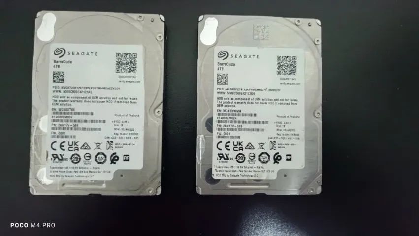 HD 4TB Seagate 2 Unidades