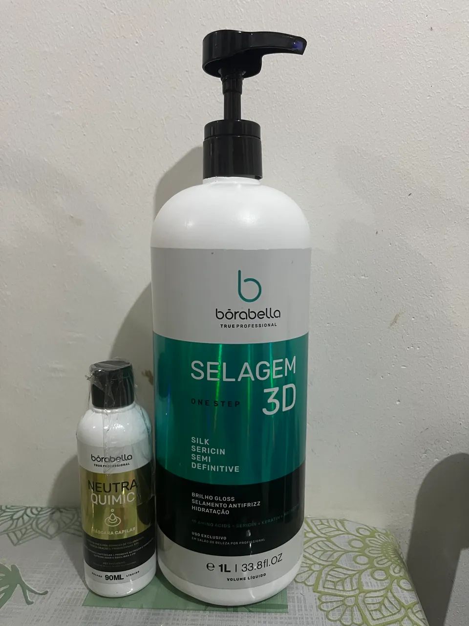 SELAGEM 3D BRILHO GLOSS ,SELAMENTO ANTIFRIZZ E HIDRATAÇÃO