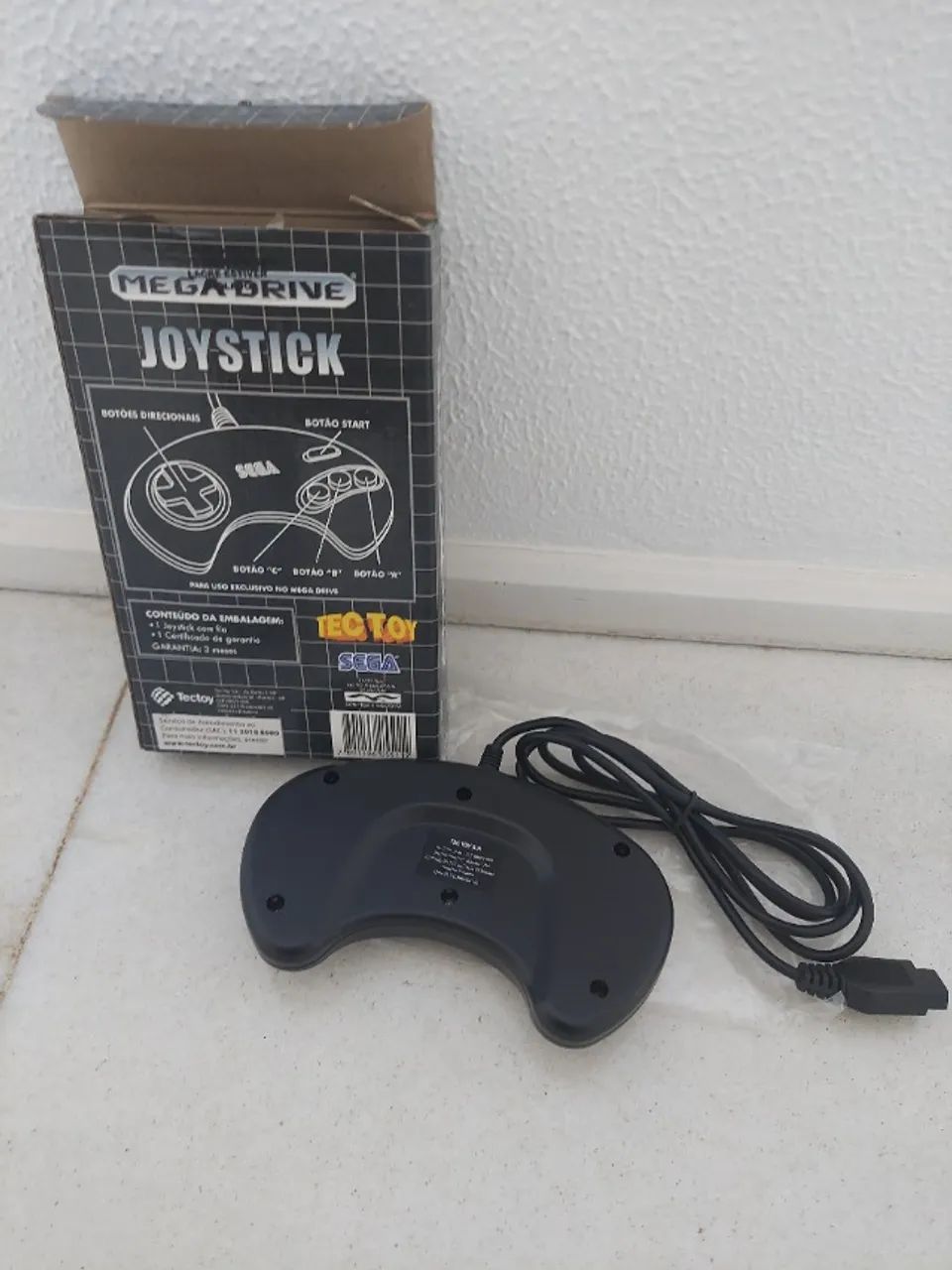 Controle Mega Drive 3 Botões Original Tectoy - Foto 4