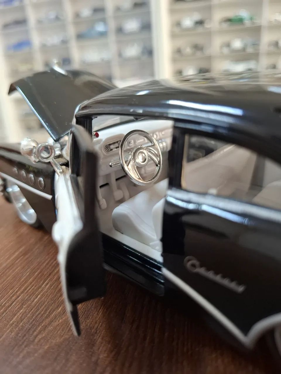 Miniatura Police Maisto 1/24 Buick Century Police 1955 - Foto 5
