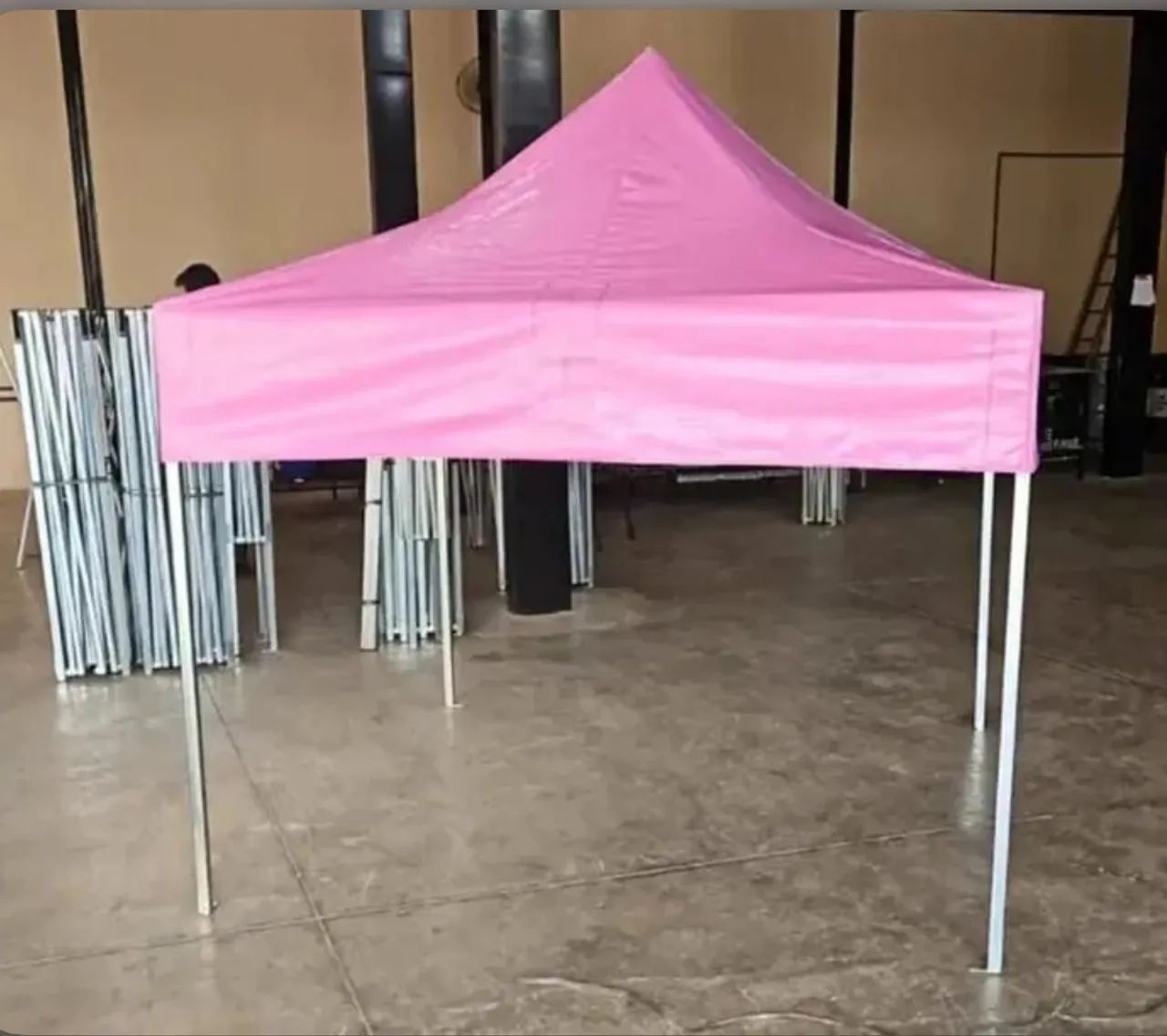 Tenda sanfonada 2x2 rosa