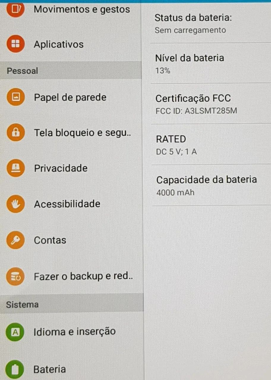 Tablet Samsung Galaxy Tab A Sm-t285 7 8gb 4g Preto - Foto 5