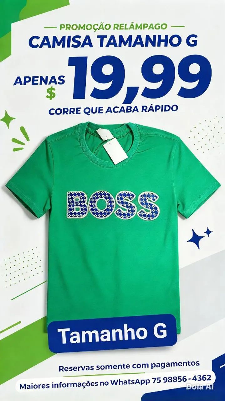 Camisa na promoção  - Foto 3
